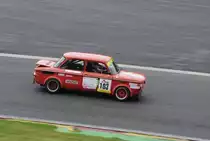 Startnummer 103 NSU TT, mitgezogen wärend des YT Rennen 1, beim Youngtimer Festival Spa am 19.7.2015