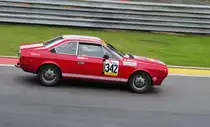 Lancia Beta Coupe, mitgezogen wärend des YT Rennen 1, beim Youngtimer Festival Spa am 19.7.2015