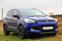 Ford Kuga bei Lichtenfels am 06.01.2015.