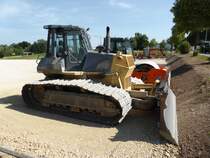 Komatsu D 61 PX-12 am 02.08.2015 auf einer Baustelle in Potaschberg (Lux.)