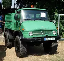 Unimog 403 gesehen bei der Oldtimerausstellung in Gudensberg, Juli 2015
