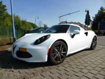 Alfa Romeo 4C gesehen am 02.08.2015 in Steinfort (Lux.)