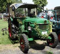 Deutz D 30 L, gesehen bei der Oldtimerausstellung in Gudensberg, Juli 2015