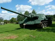 Jagdpanzer SU-100 im Museum Poteau 44, 13.08.2005