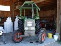 Ein älterer Fendt am 03.08.15 in Ottacker Allgäu