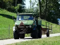 Mercedes Benz Unimog am 03.08.15 in Ottacker Allgäu 