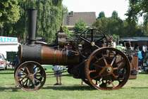 Dampftraktor Fowler, Magdeburg, gesehen bei der Oldtimerausstellung in Gudensberg, Juli 2015