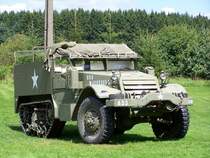 Halbkettenfahrzeug M3 im Museum Poteau 44, 13.08.2005