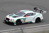 Bentley Continental GT3 beim ADAC GT Masters am Nürburgring 15.8.2015