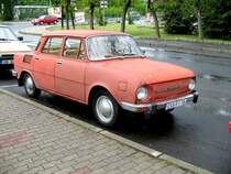 Ein Skoda S100 in nicht allzu gutem Zustand stand im Mai 07 in Klasterec herum