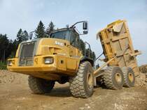 Bell B 40D auf der Baustelle der B50n in der Nähe von Longkamp, 09.08.2015