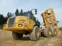 Bell B 40D auf der Baustelle der B50n in der Nähe von Longkamp, 09.08.2015