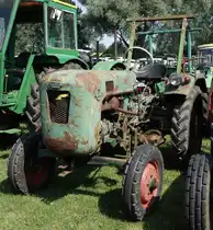 Stihl: eine Rarität bei der Oldtimerausstellung in Gudensberg, Juli 2015