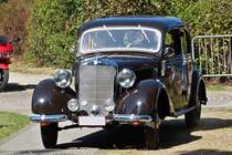 . Mercedes Benz 170 kommt am Gelnde der Vintage Cars & Bikes Days 2015 in Steinfort an. 02.08.2015  