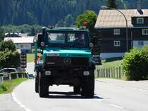 Mercedes Benz Unimog am 05.08.15 im Kleinwalsertal 