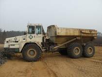 Terex TA 30 (Baujahr 2001, zul. Gesamtgewicht 27.000 kg) auf der Autobahnbaustelle der A7 in Luxembourg am 05.04.2009