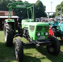 Deutz 6206 steht bei der Oldtimerausstellung in Gudensberg, Juli 2015