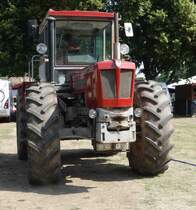Schlüter rangiert auf dem Ausstellungsgelände in Gudensberg, Juli 2015