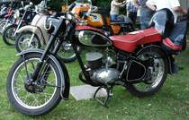 DKW steht bei der Oldtimerausstellung in Gudensberg, Juli 2015