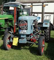 Eicher ED 14 steht bei der Oldtimerausstellung in Gudensberg, Juli 2015