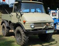 Unimog gesehen bei der Oldtimerausstellung in Gudensberg, Juli 2015