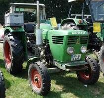 Deutz steht bei der Oldtimerausstellung in Gudensberg im Juli 2015