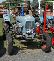 Eicher, gesehen bei der Oldtimerausstellung in Gudensberg im Juli 2015