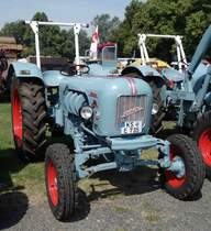Eicher Mammut konnte bei der Oldtimerausstellung in Gudensberg bewundert werden, Juli 2015