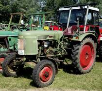 Fendt Dieselross steht bei der Oldtimerausstellung in Gudensberg, Juli 2015