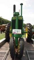 John Deere Modell  A , Bj. 1934, gesehen bei der Oldtimerausstellung in Gudensberg, Juli 2015