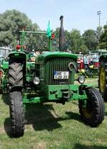 John Deere 710, gesehen bei der Oldtimerausstellung in Gudensberg, Juli 2015