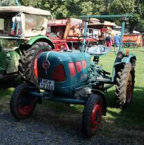 Lanz steht bei der Oldtimerausstellung in Gudensberg, Juli 2015