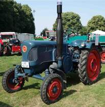 Lanz steht bei der Oldtimerausstellung in Gudensberg, Juli 2015