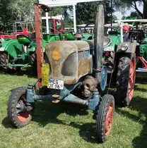 Lanz steht bei der Oldtimerausstellung in Gudensberg, Juli 2015
