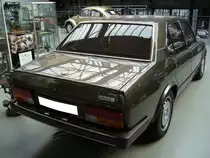 Heckansicht einer Alfa Romeo Alfetta der letzten Baureihe 1982 - 1984. Classic Remise Düsseldorf am 06.09.2015.
