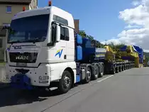 MAN TGX 41.680 Schwerlastsattelzug in Bröckingen (06.09.2015)