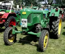 Lanz 20 steht bei der Oldtimerausstellung in Gudensberg, Juli 2015
