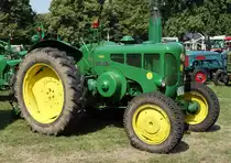 Lanz 40 steht bei der Oldtimerausstellung in Gudensberg, Juli 2015