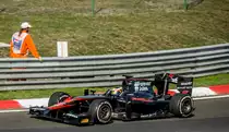 GP2 Rennwagen auf dem HUngaroring am 25.07.2015.