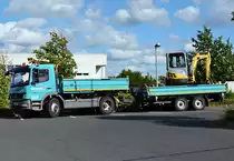 MB Atego 1224 Kipper mit Doppelachs-Kipphänger in Euskirchen - 10.07.2015