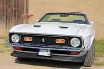 Ford Mustang Mach 1 Cabrio in Nordheim am 12.09.2015.