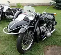 BMW R51/3, ausgestellt beim Ortsjubiläum 850 Jahre Hofaschenbach, Juli 2015