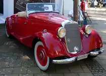 . Mercedes Benz 170 v Roadster Bj 1937 war am 30.08.2015 in Mondorf zu sehen.  
