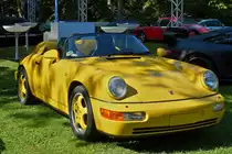 . Porsche 911 (964) Carrera 2, Speedster, Bj 1994, 3600 ccm, 250 Ps, limitierte Edition es wurden 925 Exemplare gebaut, war am 30.08.2015 in Mondorf zu sehen. 
