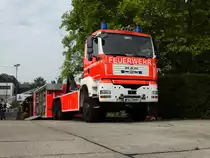 BF Wiesbaden MAN TGA WLF (Florian Wiesbaden 2/66-1) am 12.09.15 beim Tag der Offenen Tür in Wiesbaden