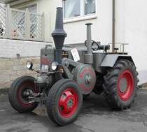 Lanz D 9506, ausgestellt beim Ortsjubiläum 850 Jahre Hofaschenbach, Juli 2015