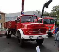 BF Wiesbaden anno 1965 Mercedes Benz Hauber am 12.09.15 beim Tag der Offenen Tür in Wiesbaden