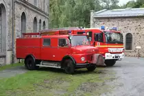 Bei der Ausstellung am Piesberg in Osnabrück wurde am 6.9.2015 auch dieser alte Mercedes 710 der Feuerwehr Suderwiek aus dem Kreis Borken gezeigt.