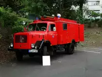 Magirus Deutz Hauber am 12.09.15 beim Tag der Offenen Tür in Wiesbaden