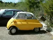 BMW Isetta, Parkplatz am Elbsee bei Aitrang, Bayern, 01.05.2003